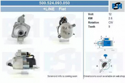 CV PSH 500524093050 -  Стартер